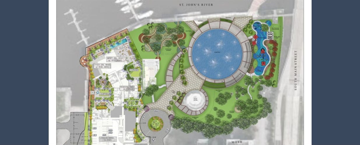 Rendering of Friendship Fountain in Jacksonville, FL