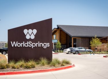 WorldSprings at The Colony exterior entrance sign